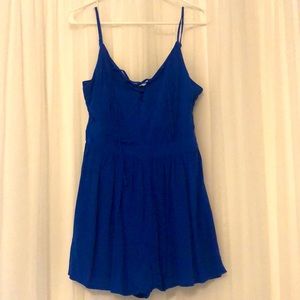 Royal blue romper